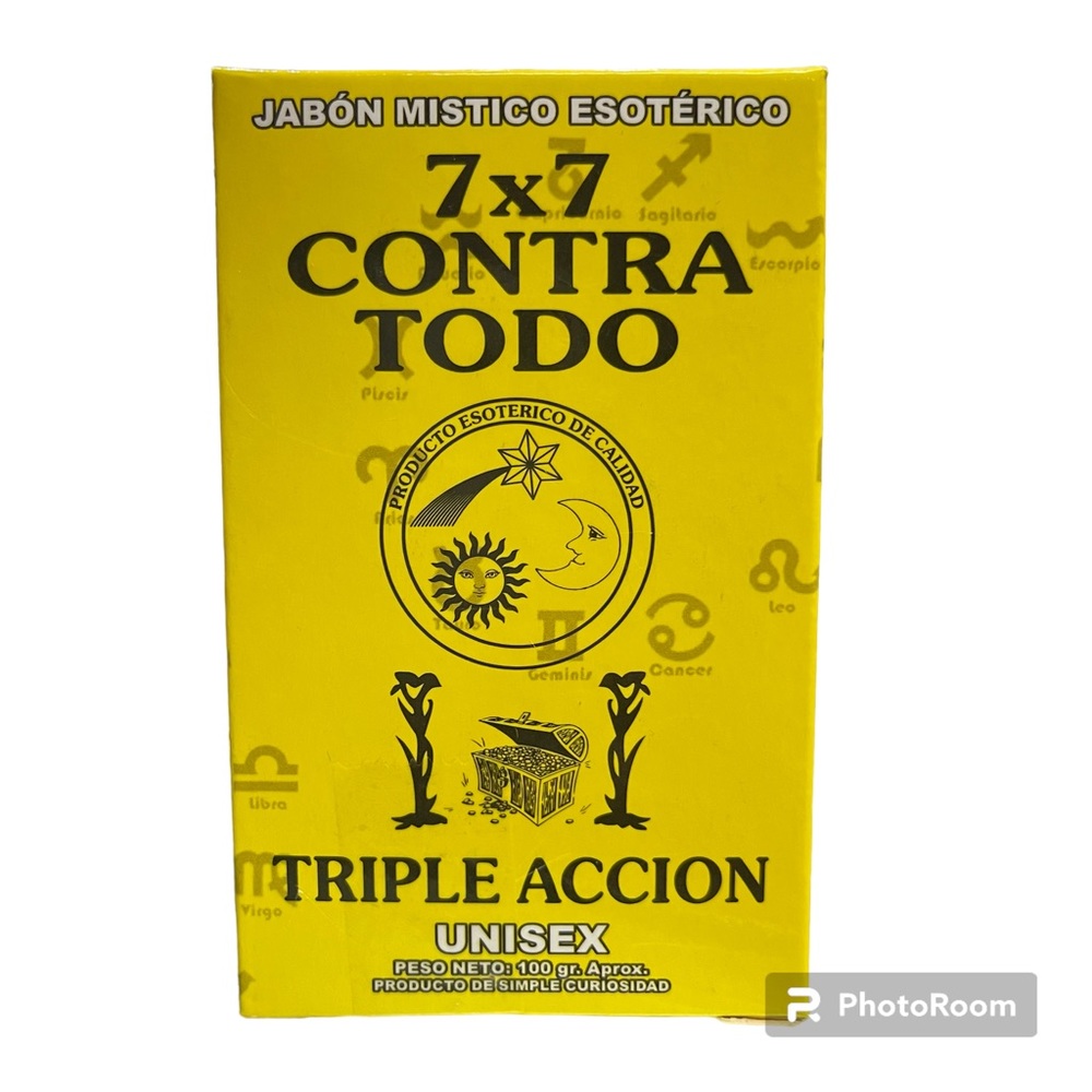 7 x 7 against everything bar soap/ 7 x 7 jabón contra todo